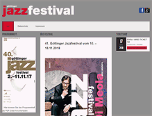 Tablet Screenshot of jazzfestival-goettingen.de